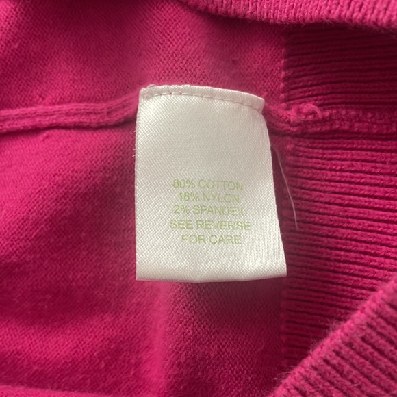 Lilly Pulitzer XS Thin Raspberry Sweater - Picture 6 of 7